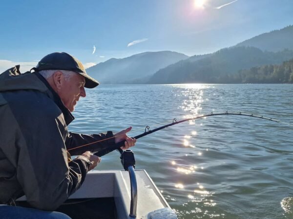 Fishing adventure to Chilliwack fishing King Salmon, silver salmon and sturgeon