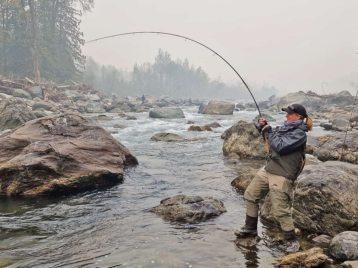 Fishing adventure to Chilliwack fishing King Salmon, silver salmon and sturgeon